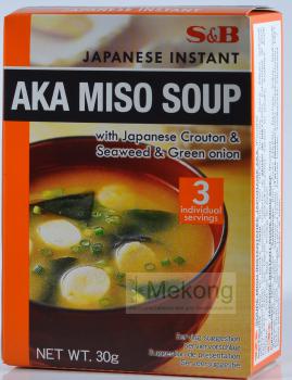 Instant Aka Miso Suppe - S&B - 30 g