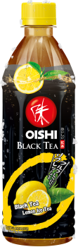 Schwarzer Zitronentee - Oishi - 500 ml