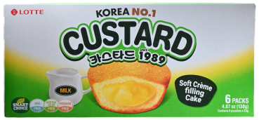 Custard Cream Cake - Lotte - 138 g