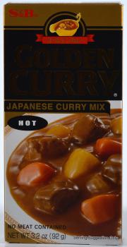 Golden Curry Mix Scharf - S&B - 92 g