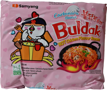 Instant Noodles Hot Chicken Carbonara - SamYang - 130 g
