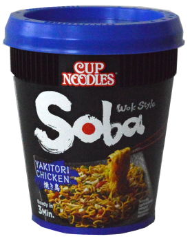 Inst. Nudeln Soba Cup Yakitori Huhn - Nissin - 89 g