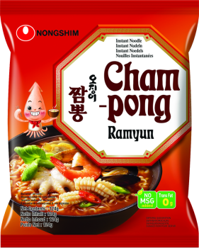 Instant Nudeln Cham Pong Ramyun - Nong Shim - 124 g