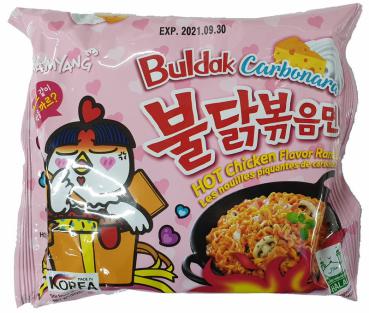 Instant Noodles Hot Chicken Carbonara - SamYang - 130 g