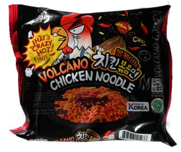 Inst. Nudeln Volcano Chicken - Paldo - 140 g