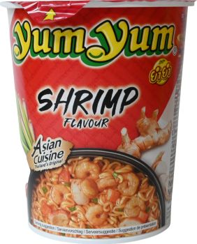 Instant Nudeln Cup Tom Yum Garnelen - Yum Yum - 70 g