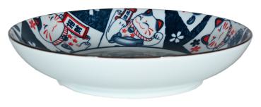 Karemik Schale B 17,2cm Glückskatze - Golden Turtle - 1 Stk
