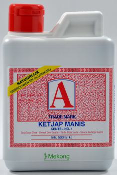 Ketjap Manis Süße Sojasauce - A Ketjap - 500 ml