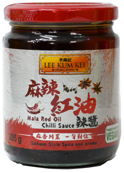 Mala Red Oil Chili Sauce - Lee Kum Kee - 205 g