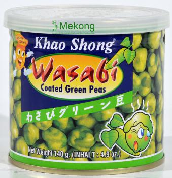 Geröstete grüne Wasabi-Erbsen - Khao Shong - 140 g