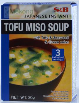 Instant Tofu Miso Suppe - S&B - 30 g