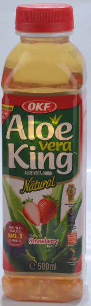 Aloe Vera Getränk Erdbeere - OKF - 500 ml