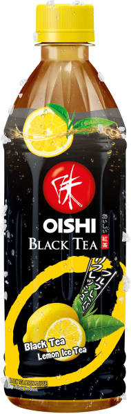 Schwarzer Zitronentee - Oishi - 500 ml