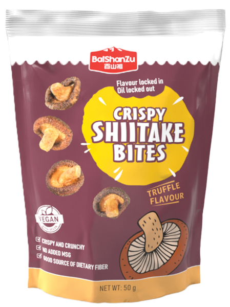Knusprige Shiitake Trüffel Geschmack - Bai Shan Zu - 50 g