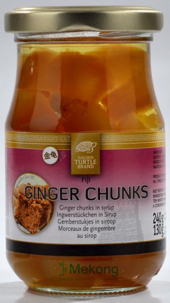 Fiji Ginger Ball eingel. Ingwerstücke - Golden Turtle - 240 g