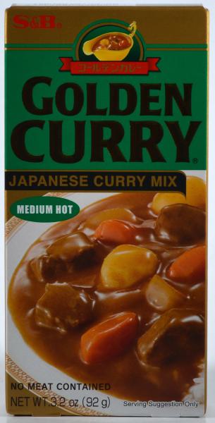 Golden Curry Mix mittelscharf - S&B - 92 g