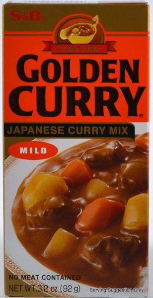 Golden Curry Mix Mild - S&B - 92 g