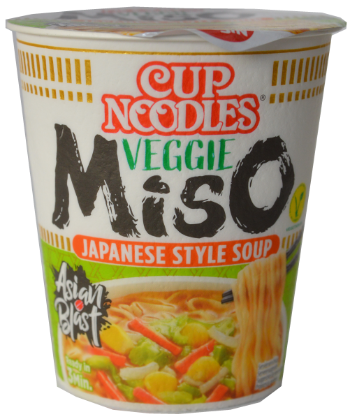 Instant Nudel Cup Gemüse Miso - Nissin - 67 g