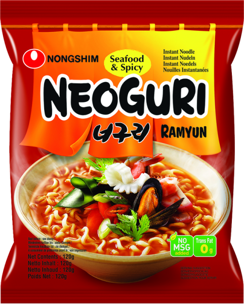 Inst. Nuudel Neoguri Spicy - Nong Shim - 120 g