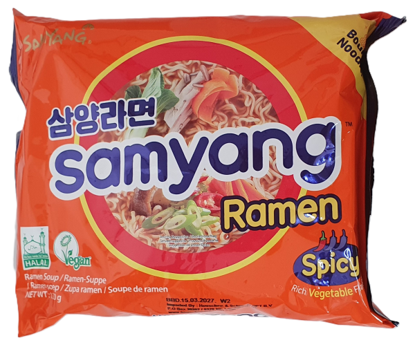 Inst. Nudeln Spicy Rich Vegetable - SamYang - 120 g