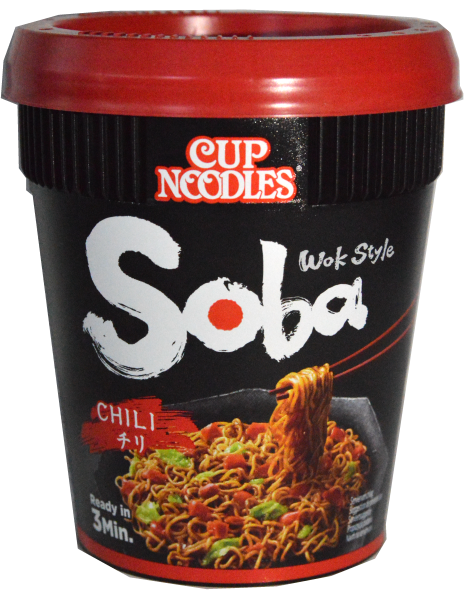 Inst. Nudeln Soba Cup Chilli - Nissin - 92 g