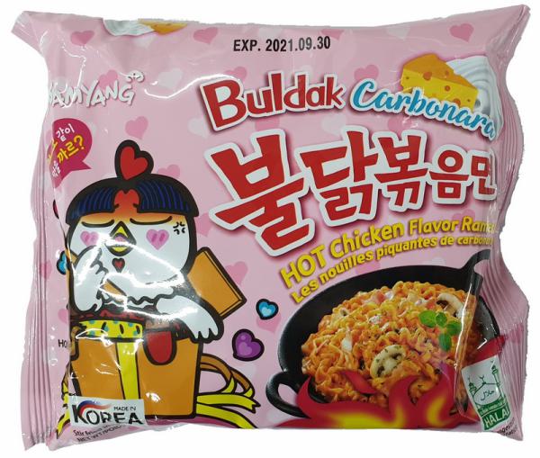 Instant Noodles Hot Chicken Carbonara - SamYang - 130 g
