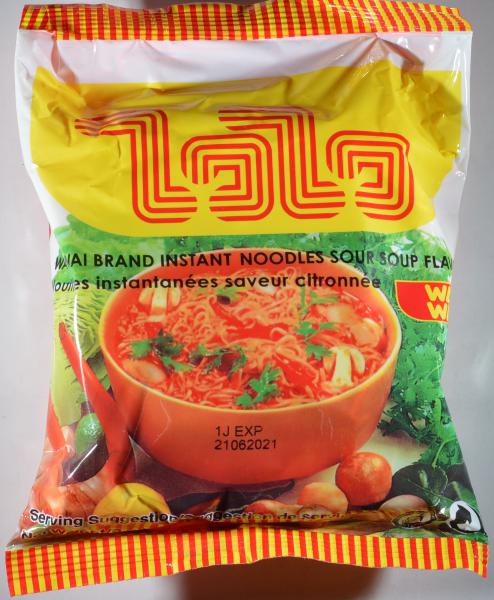 Inst. saure Nudel Thai Tom Yum - Wai Wai - 60 g