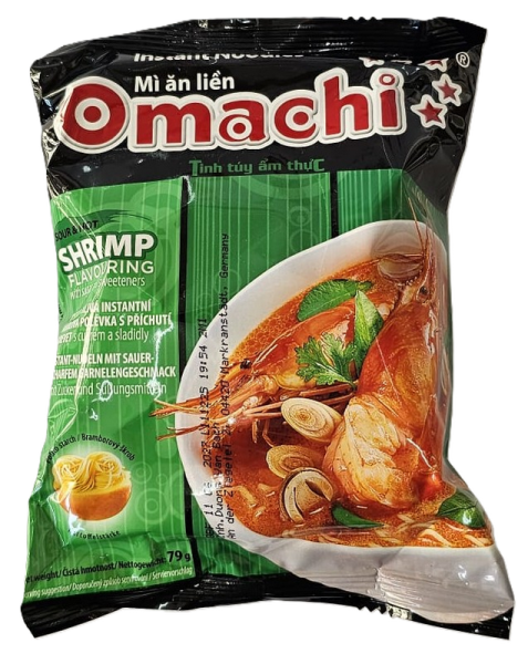 Instant Nudeln Garnelen - Omachi - 79 g
