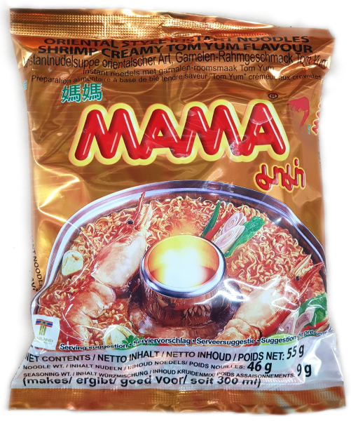 Instant Nudeln Tom Yum Rahm - Mama - 55 g