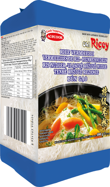 Reisnudeln Rice Vermicelli - ACECOOK - 400 g