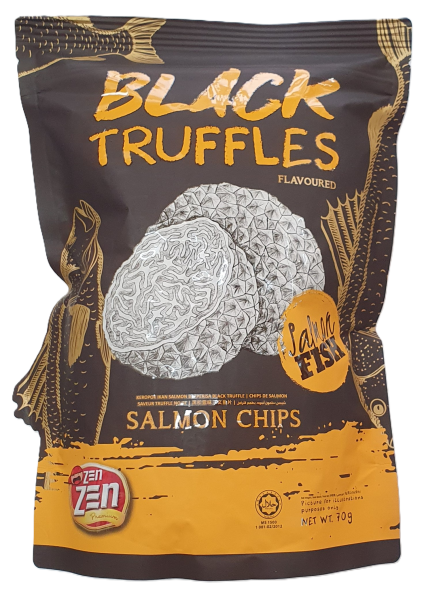 Salmon Chips Black Truffles - Zen Zen - 70 g