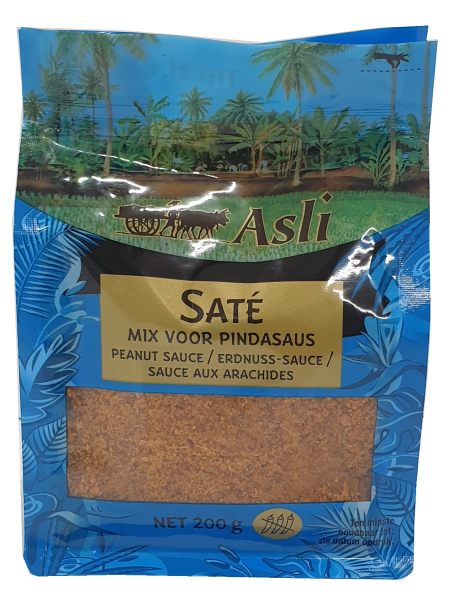 Erdnuss-Sauce Saté Mix Mild - Asli - 200 g