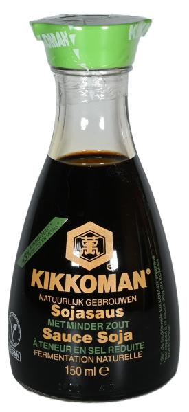 Sojasauce Karaffe (weniger Salz) - Kikkoman - 150 ml