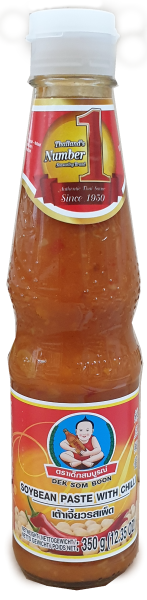 Sojabohnenpaste mit Chili - Dek Som Boon (Healthy Boy) - 300 ml