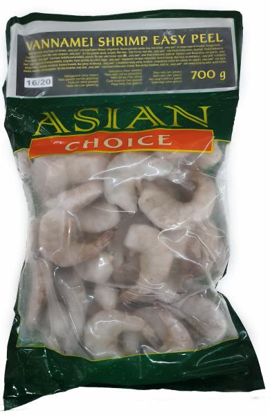 Vanamei Garnelen 16/20 ohne Kopf mit Schale - Asian Choice - 700 g