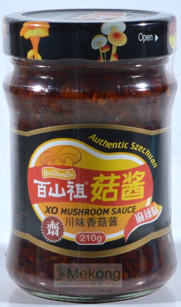 XO Pilzsauce Szechuan - Bai Shan Zu - 210 g