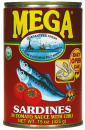 Sardinen mit Chili in Tomatensoße - Mega - 425 g